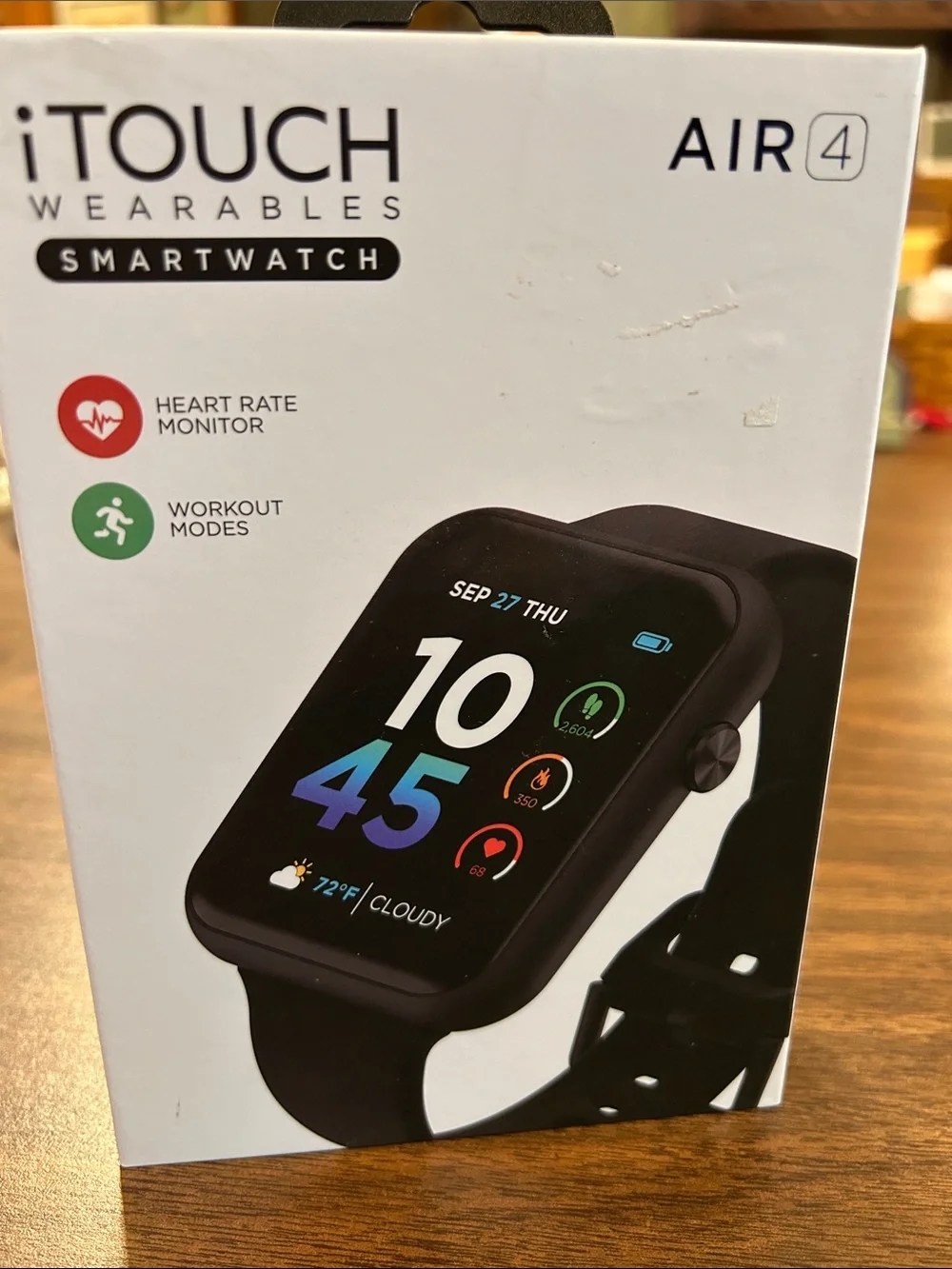 Air 4 Smartwatch in Black